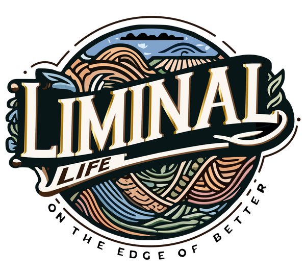 Liminal Life Official Logo with Slogan "On the Edge of Better"